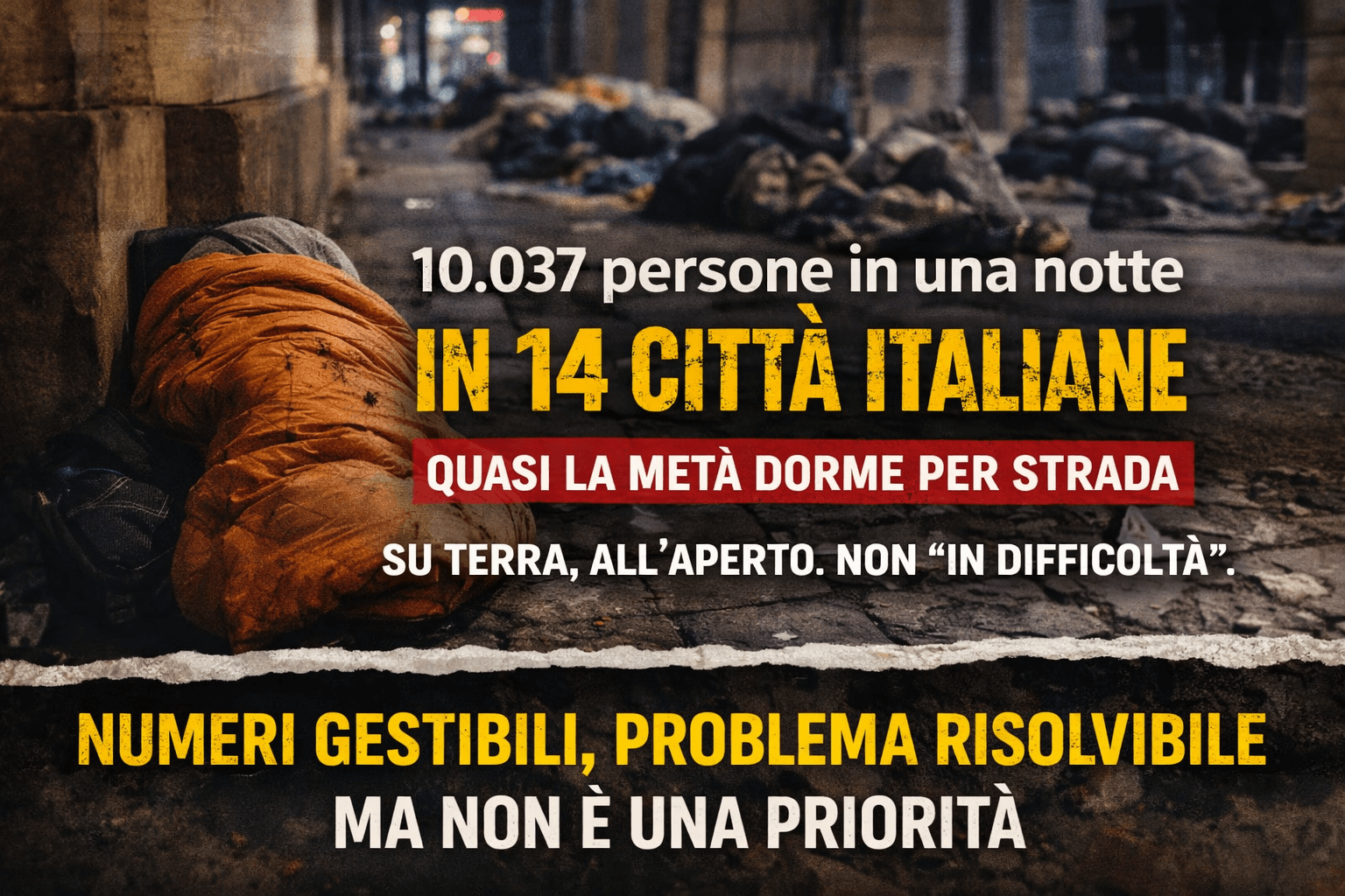Pochi numeri, grande problema: quando l’emergenza non fa abbastanza rumore