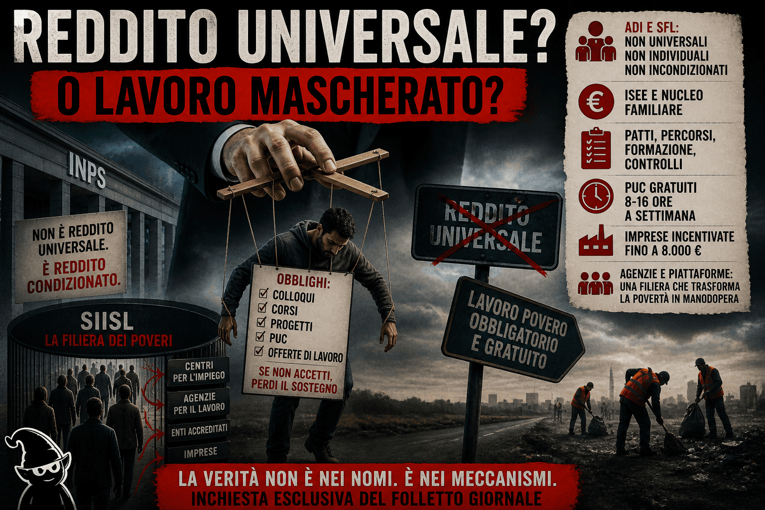 ADI e SFL, un sostengo o lavoro sottopagato?